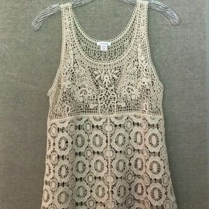 Xhilaration Crocheted Tank